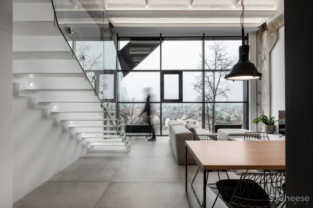 首发 | IDwhite 简约的工业阁楼公寓