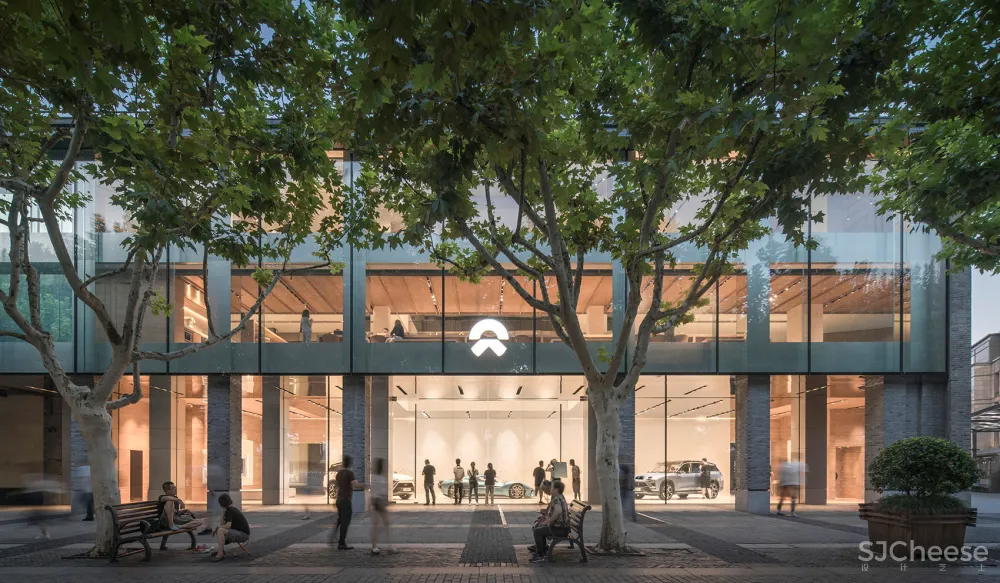 NIO蔚来旗舰展厅,杭州 / SHL 首