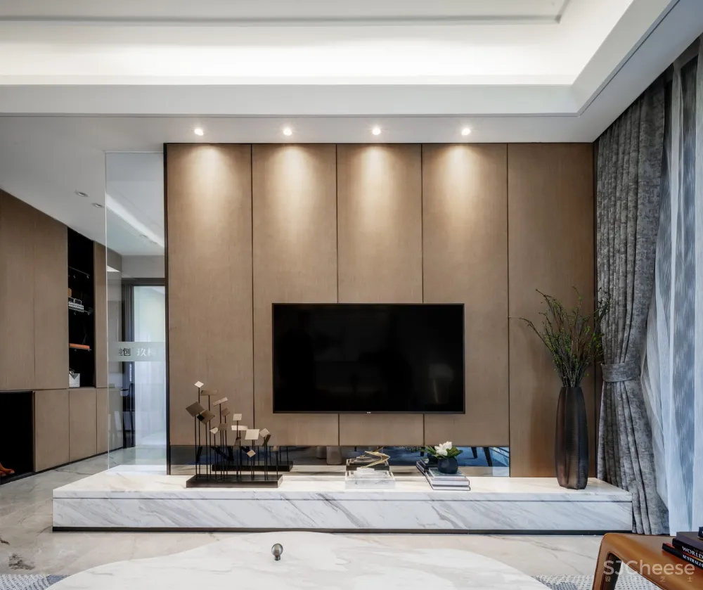 融创 · 玖樟台 100㎡现代风家庭公寓 | 聚舍联合设计