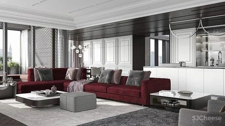 现代简约轻奢风格:肆意流行的元素 首