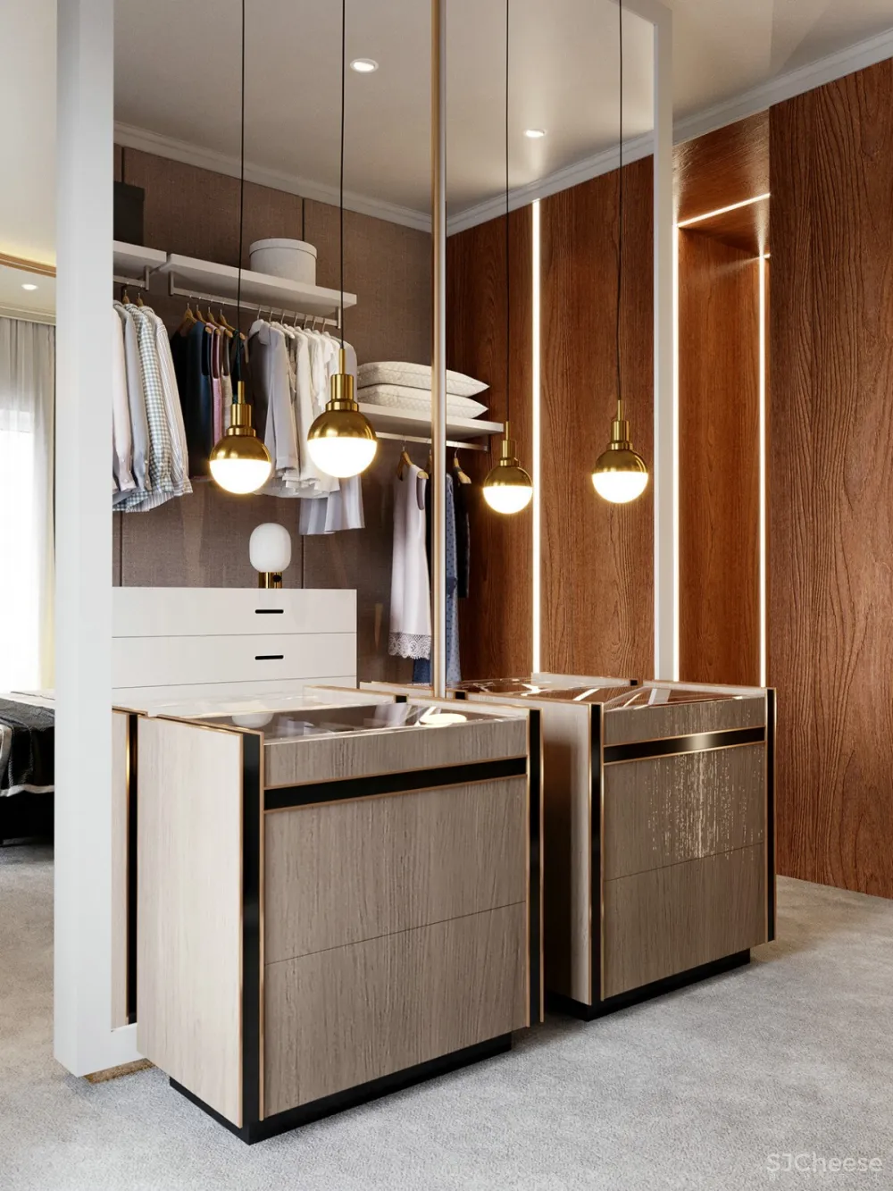 莫斯科110㎡轻奢时尚风设计 | Stanislav Ananev 首