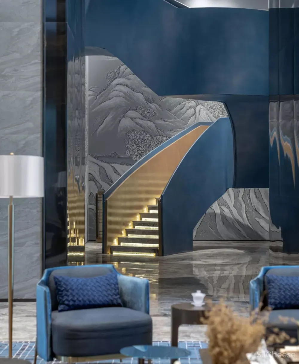 牧笛设计 | 2000㎡海门万科翡翠甲第销售中心设计方案 首