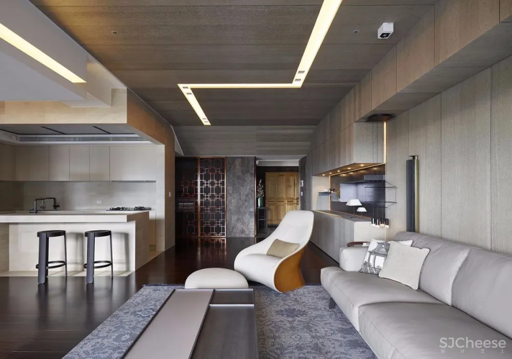 122㎡现代混搭风格住宅 | 奇逸空间设计