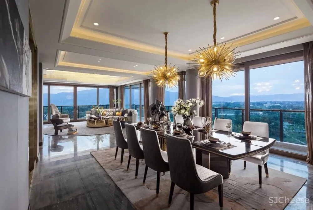 新作| 270°江景超大平层设计，美到爆 首