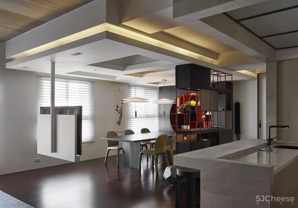 122㎡现代混搭风格住宅 | 奇逸空间设计