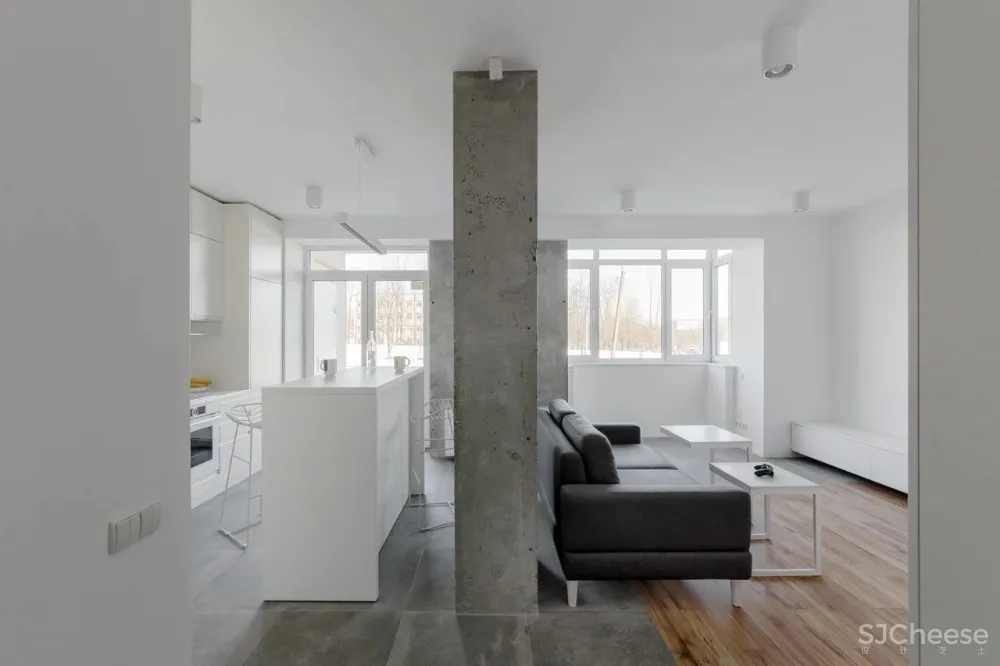 小户型这样设计,45㎡ 瞬间变“大”一倍!