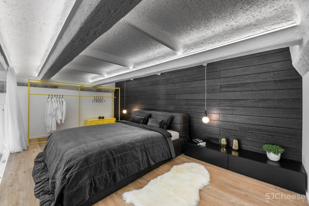 首发 | IDwhite 简约的工业阁楼公寓