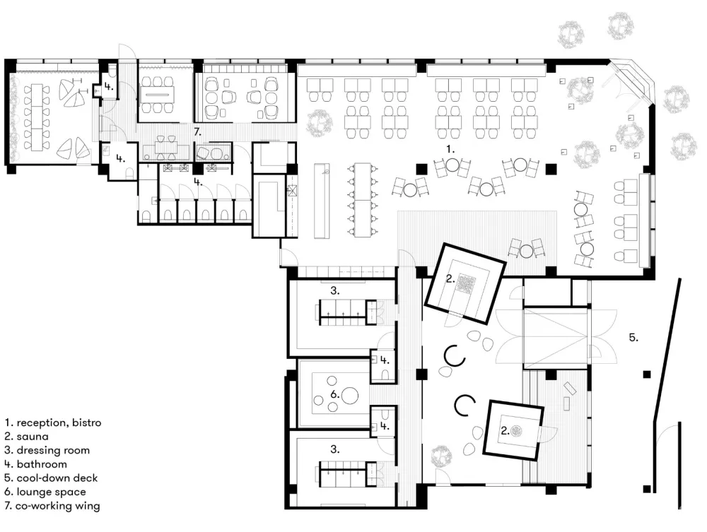 Studio Puisto：工业风格“邻里桑拿” 首