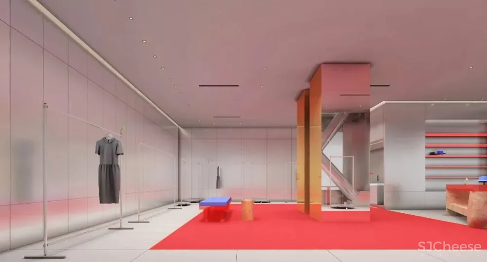 "VVNK JANE PLUS" 极简女装概念店 | 退化建筑