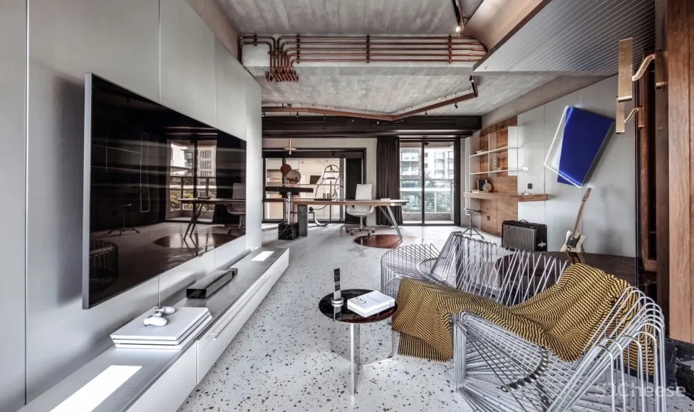 仅 89m² 的房子,如何打造出未来艺术的高级感 首