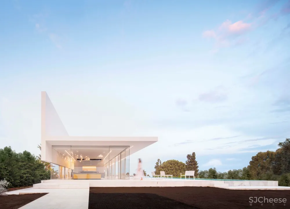Fran Silvestre Arquitectos:远眺大海 Hofmann House 首
