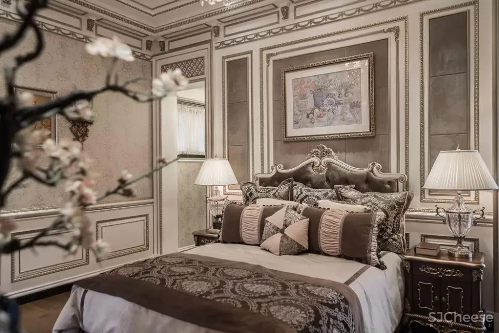 法式宫庭风格别墅案例丨完整CAD施工图+实景效果图丨CAD+JPG丨229M