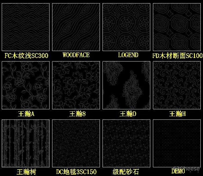 施工图绘制必备丨CAD填充图库+CAD字体库丨1.69G【筑宅设计网】第354期 免费分享 施工图绘制必备丨CAD填充图库+CAD字体库丨1.69G
