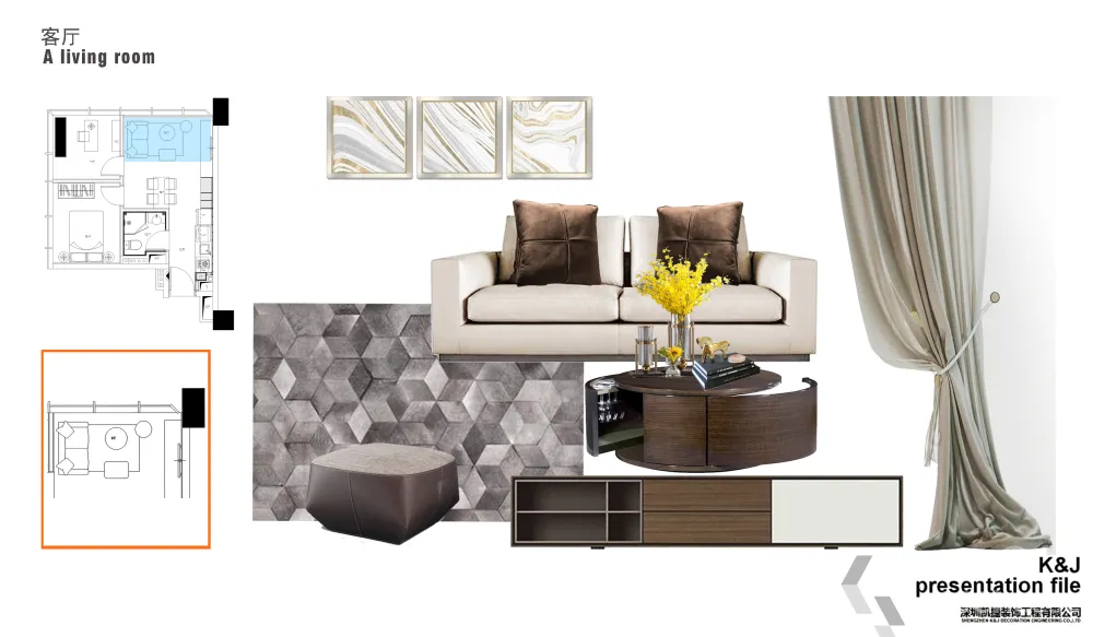 SOHO+LOFT风格公寓样板间丨5套软装方案PPT+CAD施工图丨427M