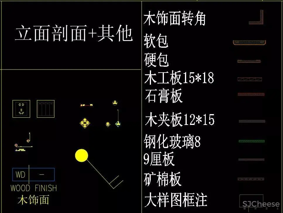 CAD深化动态图库！平面,立面,节点丨全套动态模块丨DWG格式丨33.4M