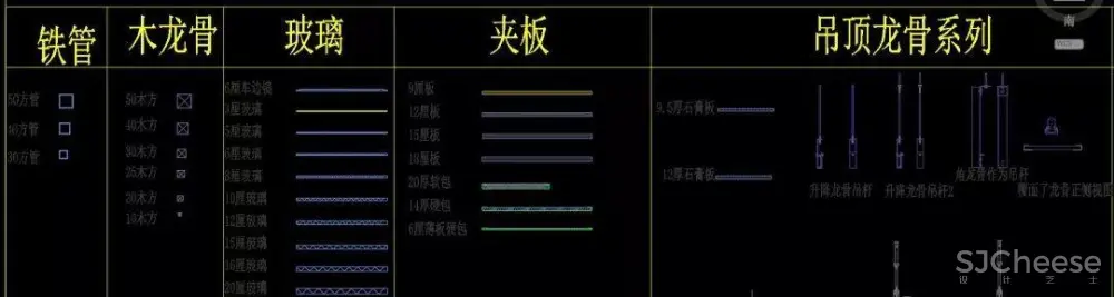CAD深化动态图库！平面,立面,节点丨全套动态模块丨DWG格式丨33.4M