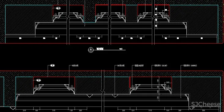 170款天花吊顶布局丨81款天花图案cad图库丨35款天花剖面图