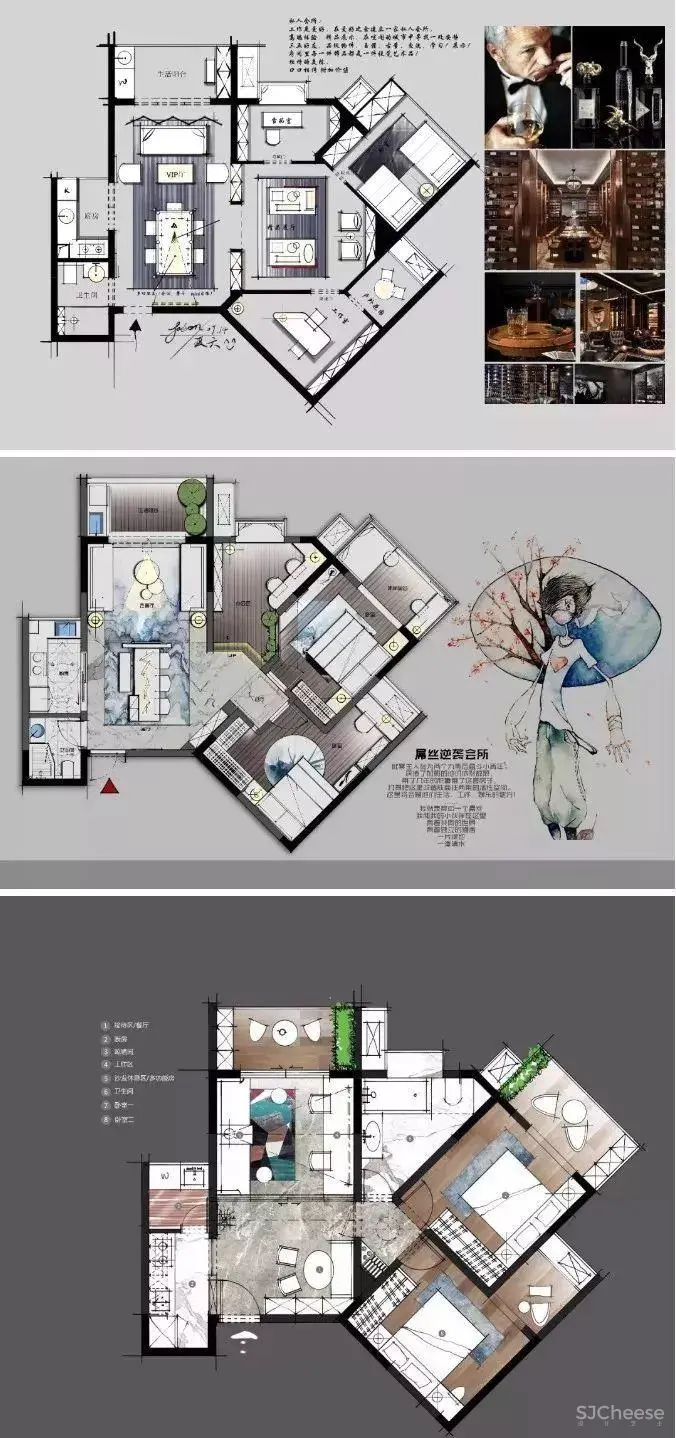 室内平面方案优化图1200套丨家居,别墅,样板房,户型平面优化丨1.28G 室内平面方案优化图1200套丨家居,别墅,样板房,户型平面优化丨1.28G