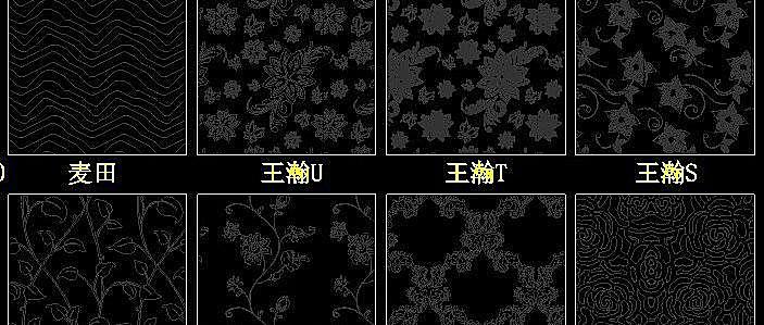 施工图绘制必备丨CAD填充图库+CAD字体库丨1.69G