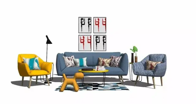 「SU模型库」现代轻奢精细草图模型丨323个丨2.05G