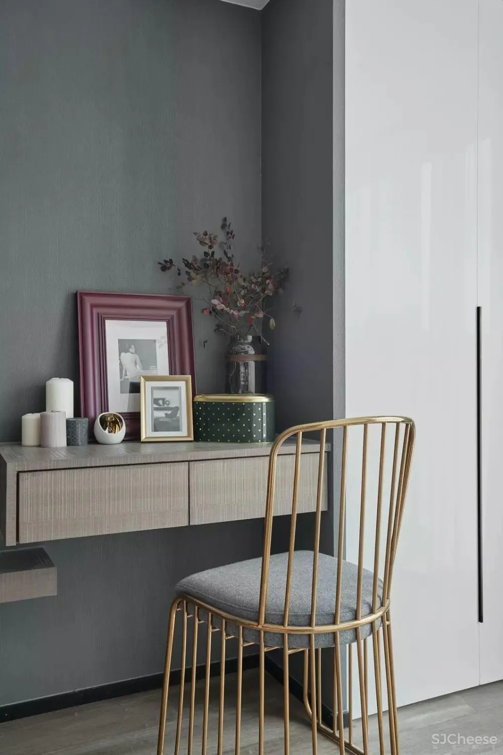 高级灰+烟粉,撩人轻熟风! 高级灰+烟粉,精致住宅-撩人轻熟风!| 所向设计