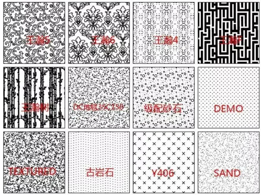 施工图绘制必备丨CAD填充图库+CAD字体库丨1.69G【筑宅设计网】第354期 免费分享 施工图绘制必备丨CAD填充图库+CAD字体库丨1.69G