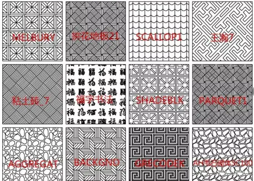 施工图绘制必备丨CAD填充图库+CAD字体库丨1.69G【筑宅设计网】第354期 免费分享 施工图绘制必备丨CAD填充图库+CAD字体库丨1.69G