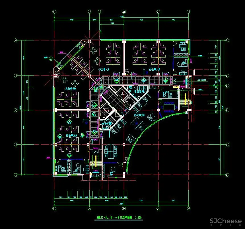 【施工图案例合集】 96套工装空间施工图合集丨1.73G 【施工图案例合集】 96套工装空间施工图合集丨1.73G