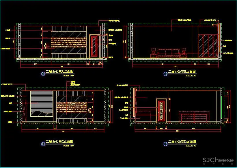 【施工图案例合集】 96套工装空间施工图合集丨1.73G 【施工图案例合集】 96套工装空间施工图合集丨1.73G