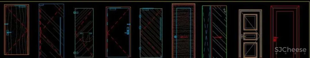 CAD深化动态图库！平面,立面,节点丨全套动态模块丨DWG格式丨33.4M
