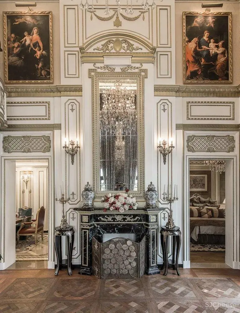 法式宫庭风格别墅案例丨完整CAD施工图+实景效果图丨CAD+JPG丨229M