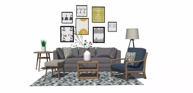 「SU模型库」现代轻奢精细草图模型丨323个丨2.05G