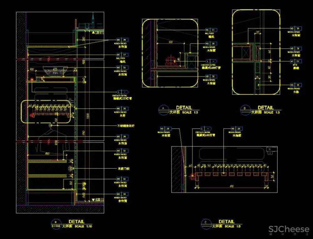 最全最详细!955套家工装深化节点图丨DWG格式丨1.62G 最全最详细!955套家工装深化节点图丨DWG格式丨1.62G