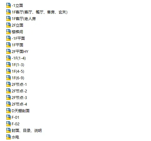 法式宫庭风格别墅案例丨完整CAD施工图+实景效果图丨CAD+JPG丨229M