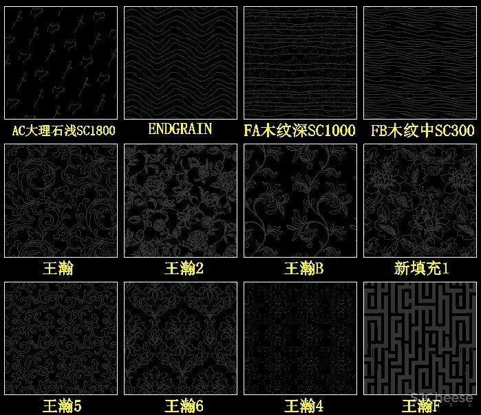 施工图绘制必备丨CAD填充图库+CAD字体库丨1.69G【筑宅设计网】第354期 免费分享 施工图绘制必备丨CAD填充图库+CAD字体库丨1.69G