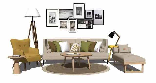 「SU模型库」现代轻奢精细草图模型丨323个丨2.05G