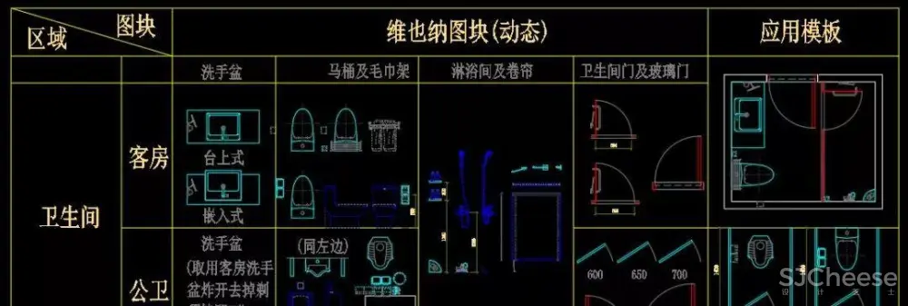 CAD深化动态图库！平面,立面,节点丨全套动态模块丨DWG格式丨33.4M