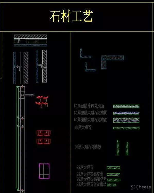 CAD深化动态图库！平面,立面,节点丨全套动态模块丨DWG格式丨33.4M