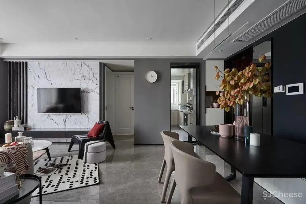 高级灰+烟粉,撩人轻熟风! 高级灰+烟粉,精致住宅-撩人轻熟风!| 所向设计