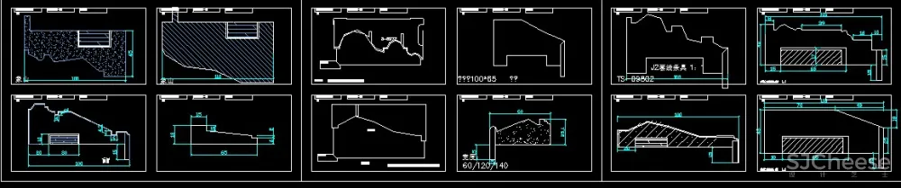 2000个各式造型线条丨踢脚线+天花角线+腰线+背景墙线条+门套线+收口线