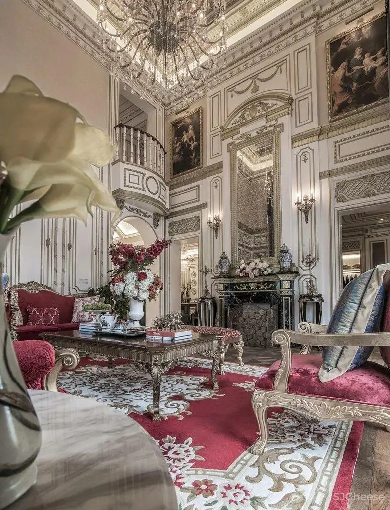 法式宫庭风格别墅案例丨完整CAD施工图+实景效果图丨CAD+JPG丨229M