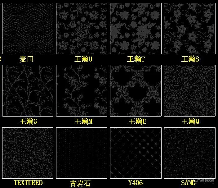 施工图绘制必备丨CAD填充图库+CAD字体库丨1.69G【筑宅设计网】第354期 免费分享 施工图绘制必备丨CAD填充图库+CAD字体库丨1.69G