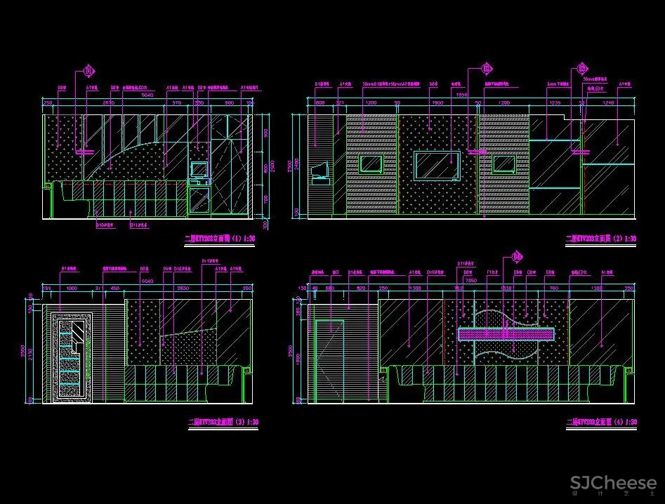 【施工图案例合集】 96套工装空间施工图合集丨1.73G 【施工图案例合集】 96套工装空间施工图合集丨1.73G