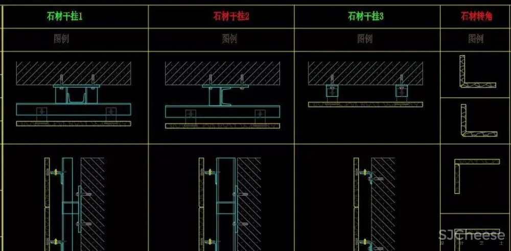 CAD深化动态图库！平面,立面,节点丨全套动态模块丨DWG格式丨33.4M
