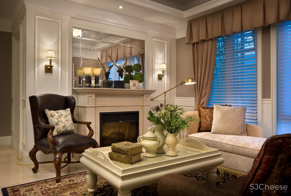 美式风格客厅、背景墙大合集【320M】