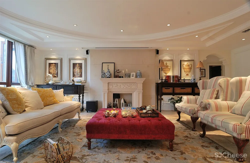 美式风格客厅、背景墙大合集【320M】