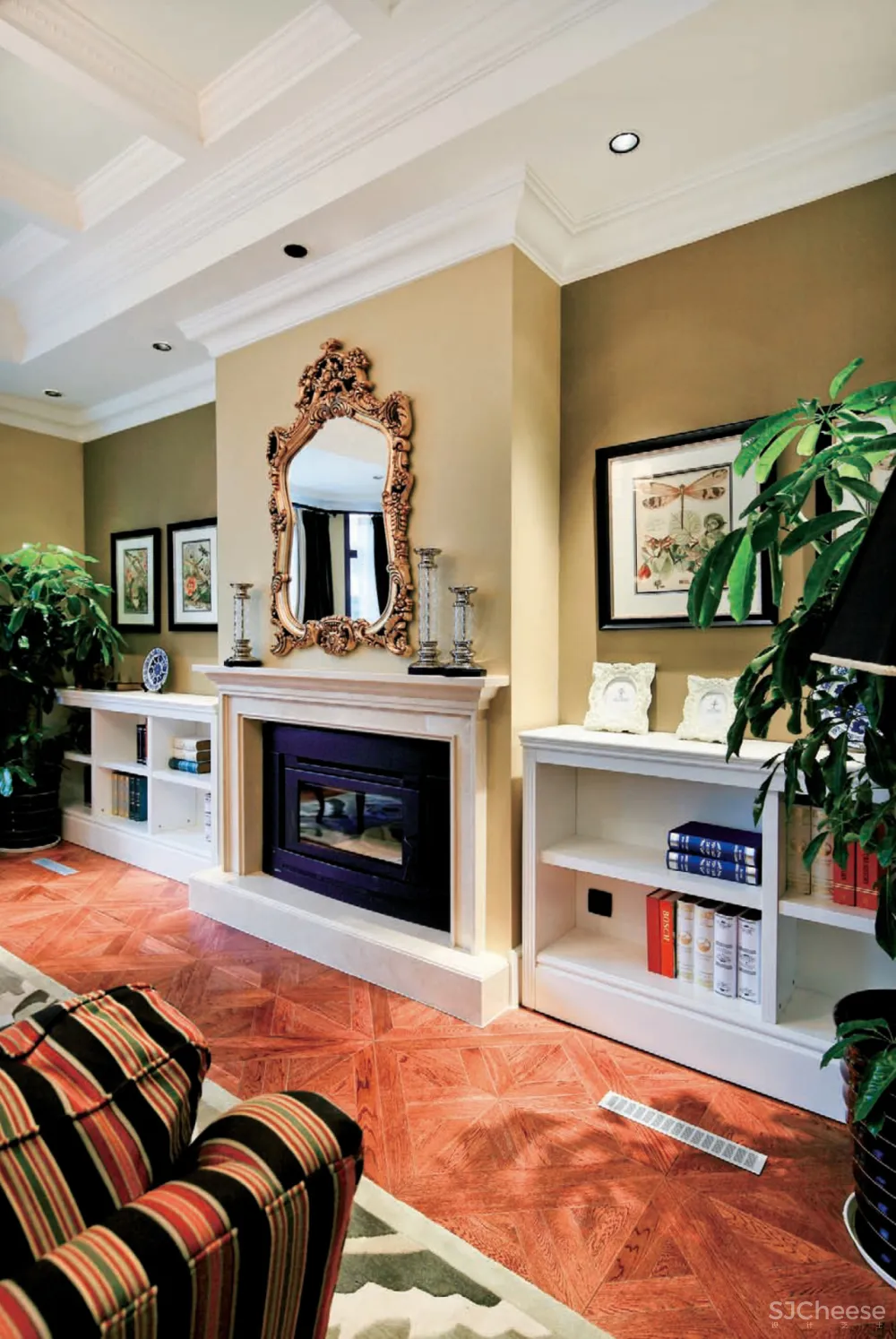 美式风格客厅、背景墙大合集【320M】