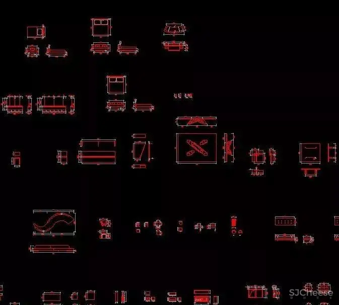 现代CAD家具图库丨带详细尺寸,平面,立面,侧面丨DWG丨82.6M 现代CAD家具图库丨带详细尺寸,平面,立面,侧面丨DWG丨82.6M