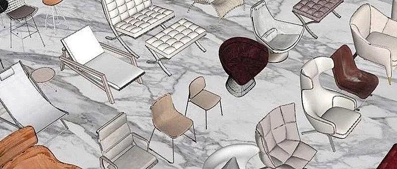 70个单体椅子模型丨SU精品模型丨SU单体模型库丨288M