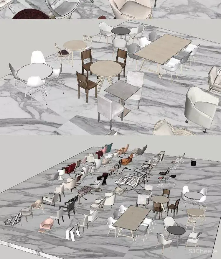 70个单体椅子模型丨SU精品模型丨SU单体模型库丨288M